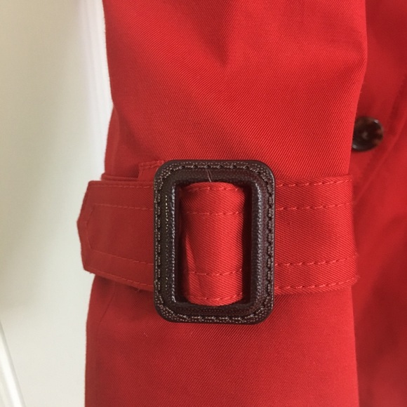 Banana Republic Red Trench Coat - Picture 5 of 6